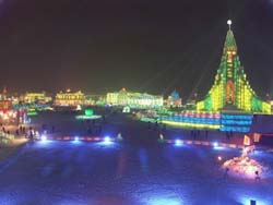 harbin at night